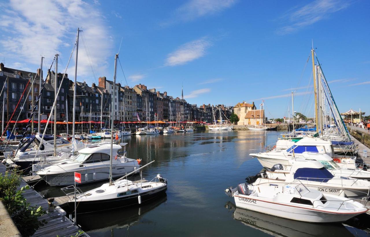 Appartement Romantique, Vue Panoramique Bassin De L'Est Honfleur Exterior foto